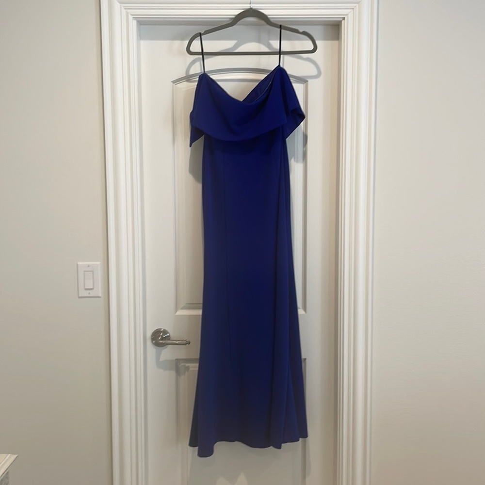Lulu’s formal royal blue prom dress